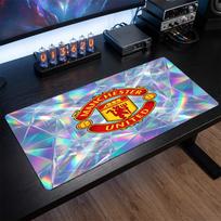 Manchester United Printed Large Mouse Pad, Non Slip Soft Rubber Gaming Desk Mat for Office Laptop Computer Decor 30cmx60cm（11.8x23.6inch）