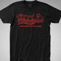 Titty Twister T-SHIRT bar club dance strip 90s from dusk til dawn Tee movie S