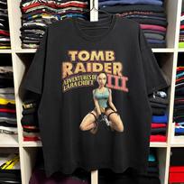 Rare Tomb Raider III Mexican Boot Washed T-Shirt Black L 3XL