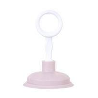 1pc Pipeline Dredge Plunger Suction Pipe High Pressure Powerful Manual Sink Opener Cleaner Pump For Bath Toilets Bathroom rožinė