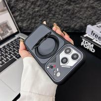 360° Rotate Bracket Magnetic Phone Case For iPhone Air 17 16 15 14 13 12 Pro Max 11 Plus 17E 16E For Magsafe Metal Stand Cover iPhone 16e