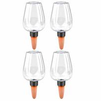 1/4pcs Plant Watering Device Automatic Plants Water Dispenser 350ml Transparent Watering Bulbs for Balconies and Garden Plants