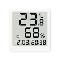 Ultra-thin electronic digital thermometer hygrometer, electronic clock thermometer, indoor humidity and temperature gauge balta