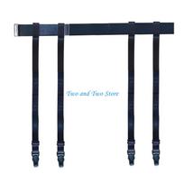 HX6F Women Suspender Gater Belt with Metal Clip Garter Belt for Thigh Highs Stockings