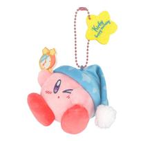 Boeki Dream Land Kirby Happy Morning Mascot Good Morning Kirby Plush Toy San-ei Kirby's W9×D8.5×H9cm KHM-03 rožinė