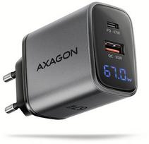 Axagon ACU-PQ67D mobiliojo įrenginio kroviklis Universalus Juoda, Pilka AC