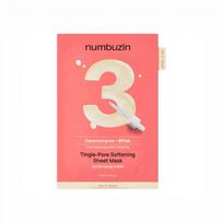 numbuzin - No.3 Tingle-Pore Softening Sheet Mask - veido kaukė