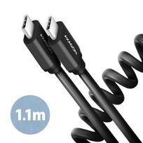 USB-C kabelis - AXAGON - BUCM-AM20TB - 1 m - 2.4 A - USB 2.0