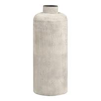 Kreminės spalvos iš metalo aukšta vaza (aukštis 60,5 cm) Hou – House Nordic