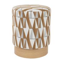 Rudos spalvos pufas Ziggy – White Label