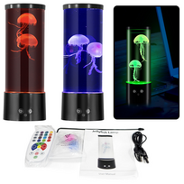 LED Lempa su Medūzomis, 22 x 8 cm, USB