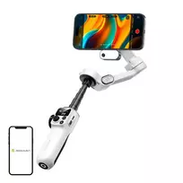 AOCHUAN Smart P2 3 ašių gimbalinis stabilizatorius su AI jutikliu, Magsafe, LED, Baltas