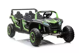 LEAN CARS Elektrinis Visureigis Buggy A033 4x4 24V Žalia