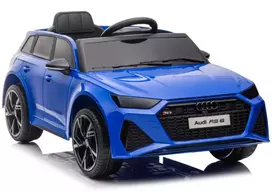 LEAN CARS Audi RS6 BRD-2118 baterijomis varoma mašina mėlyna