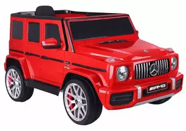 LEAN CARS baterijomis varomas automobilis Mercedes G63 S306-1 Raudonas