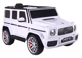 LEAN CARS baterijomis varomas automobilis Mercedes G63 S306-1 Baltas