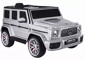 LEAN CARS Baterijomis varomas automobilis Mercedes G63 S306-1 Sidabrinis