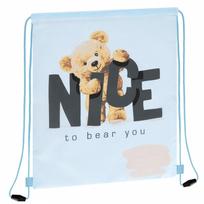Maišelis sportinei aprangai NICE TO BEAR YOU, Starpak, 330x390 mm