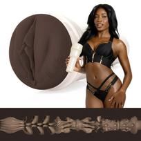Vyriškas masturbatorius Fleshlight Nicole Kitt Purrrrrfection 25 cm su diskretišku žibintuvėlio dizainu