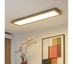 Brilagi - reguliuojamas LED šviestuvas SLIMFRAME WOOD LED/58W/230V 124x34 cm + nuotolinis pultas