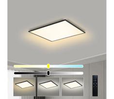 Brilagi - dimeriuojamas LED šviestuvas SLIMFRAME LED/36W/230V 45x45 cm juodas + nuotolinis pultas