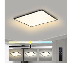 Brilagi - dimeriuojamas LED šviestuvas SLIMFRAME LED/58W/230V 60x60 cm juodas + su nuotoliniu pultu