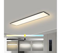 Brilagi - Dimeriuojamas LED šviestuvas SLIMFRAME LED/58W/230V 120x30 cm juodas + su nuotoliniu pulteliu