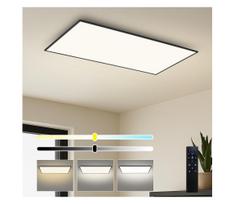 Brilagi - dimeriuojamas LED lubinis šviestuvas SLIMFRAME LED/80W/230V 120x60 cm juodas + nuotolinio valdymo pultas