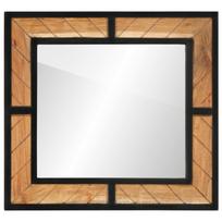 vidaXL Vonios veidrodis, 60x1x55cm, akacijos medienos masyvas