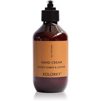 Kolorky Hand Cream rankų kremas Woody Amber & Leather 270 ml