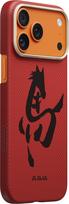 Pitaka Edge dėklas, Ink Horse Cinnabar – Apple iPhone 17 Pro