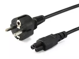 Equip 112151 Juodas 3 m maitinimo laidas su F tipo kištuku ir C5 jungtimi