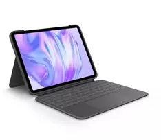 LOGITECH Combo Touch klaviatūros dėklas, skirtas iPad Pro 11 col. M4/M5, grafitas, AZERTY prancūzų