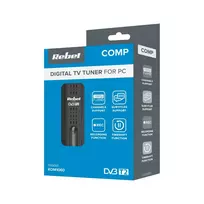 Skaitmeninis TV imtuvas Rebel Comp KOM1060 — DVB-T2 HEVC priedėlis