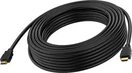 VISION - Highspeed - HDMI-Kabel - HDMI männlich zu HDMI männlich - 10,0m - Doppelisolierung - Schwarz - Bandbreite von 48Gbps, Support von 8K 60 Hz (