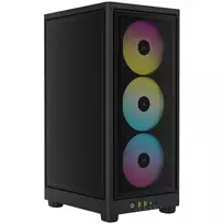 Corsair RGB AIRFLOW PC korpusas 2000D juodas Mini-ITX maitinimo šaltinis neįtrauktas SFX