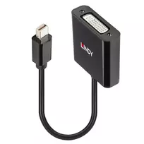Lindy Mini DisplayPort į DVI aktyvus keitiklis 0,16 m juodas
