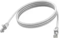 Tinklo kabelis Vision TC 2MCAT6A 2m Cat6a U/UTP Baltas