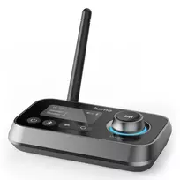 Belaidis garso siųstuvas/imtuvas HAMA Link.it duo 3,5 mm, Bluetooth, 10 m atstumas, USB maitinimas, juodas