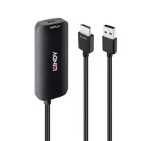HDMI į USB Type-C keitiklis Lindy 43423 su USB maitinimo įvestimi, 0,2 m kabelis, HDMI + USB-C jungtys