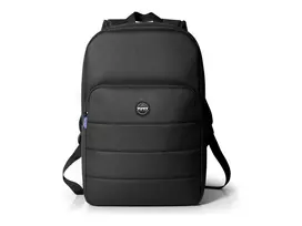 Kuprinė Backpack Port Designs ECO PORTLAND II, skirta 40,6 cm (16 colių) nešiojamiesiems kompiuteriams, vienspalvė juoda, 1 priekinė kišenė, 360 g