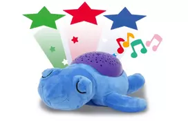 Naktinė lemputė Jamara Dreamy Turtle stacionari mėlyna violetinė