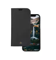 Folio dėklas telefonui dbramante1928 New York, iPhone 11/XR, Night Black, 6,1 colio (15,5 cm), 3 kortelių kišenės