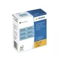 Lipnūs numerių lipdukai trigubais numeriais HERMA 4803