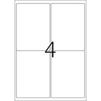 Lipni etiketė spausdintuvui HERMA 9534 A4 lauko plėvelė 99,1x139 mm