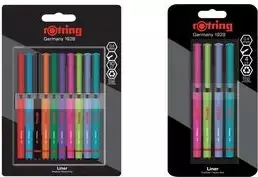 Finelinerių rašiklių rinkinys HERLITZ 2166331 — 0,4 mm antgalis, Fun Colors, 4 vnt.