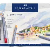 Spalvoti pieštukai Faber-Castell Goldfaber Aqua 24 vnt.