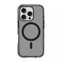 Dėklas telefonui LAUT CRYSTAL MATTER X, skirtas iPhone 16 Pro, permatomas/juodas, PC+TPU, 6,1 colio ekranui