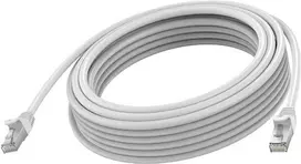 Vision tinklo kabelis – RJ-45 (kištukas) į RJ-45 (kištukas) – 5,0 m – 6,2 mm – STP – CAT 6a – Lietas, su apsauga nuo užkliuvimo – Baltas (TC 5MCAT6A)