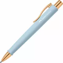 Faber-Castell 241186 Įtraukiamas tušinukas su segtuku, šviesiai mėlynas